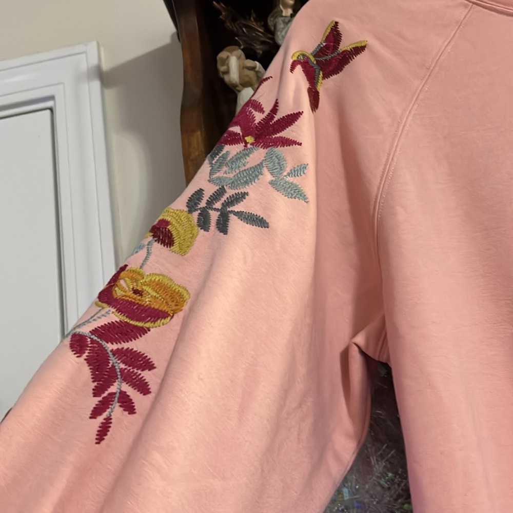 MATILDA JANE Lets Go Together Blushing Pink Floral Detail Sweatshirt,Medium,GUC. - Picture 5 of 13